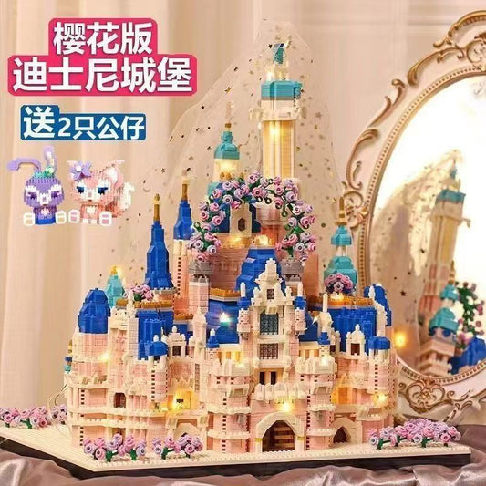 disney castle building bolcks